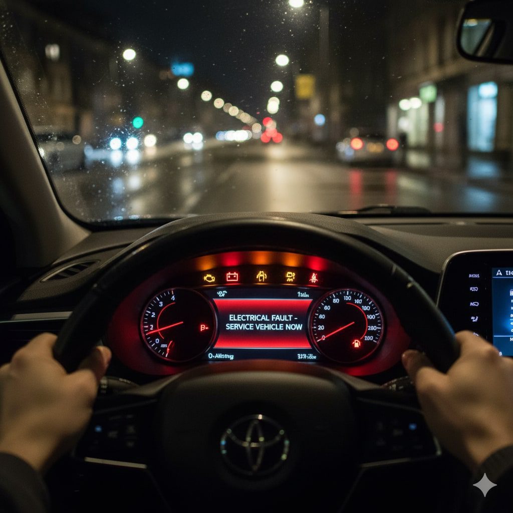 electrical warnings on toyota dashboard